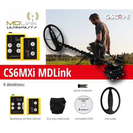 Detektor kovu C.Scope CS6MXi MD link