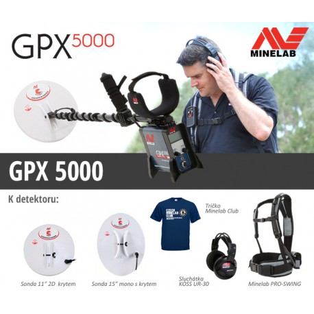 Detektor kovů Minelab GPX 5000 Pro Pack