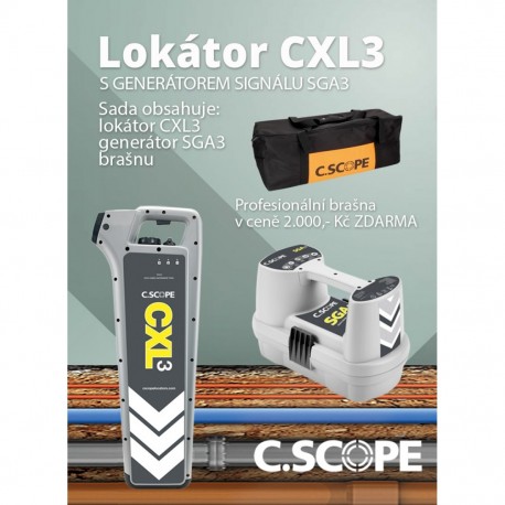 Detektor ing. sítí C.Scope CXL3 a generátor SGA3-set