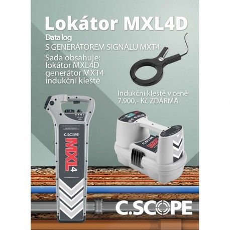 Detektor ing. sítí C.Scope MXL 4D a generátor MXT 4